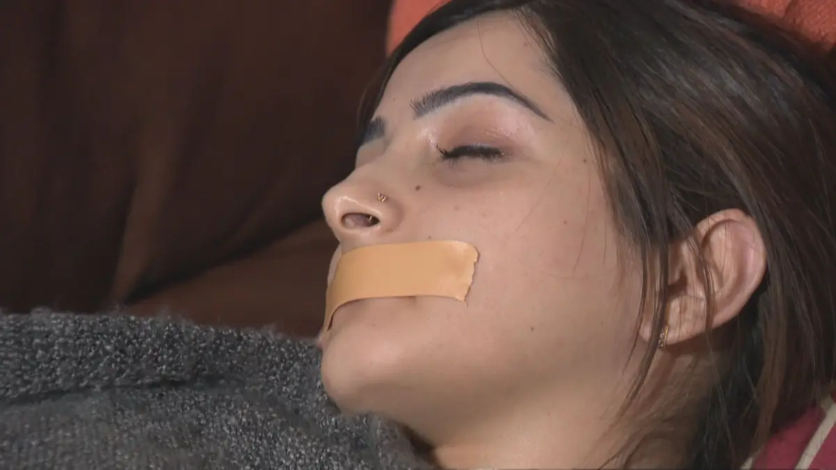 mouth taping